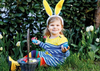 Zum Osterhasenkirtag in Fischbach